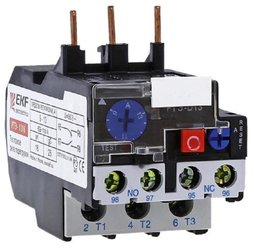 Реле электротепловое EKF PROxima РТЭ-1316 9-13А 1НО+1НЗ картинка